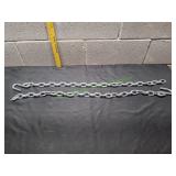 Pair of Steel Safety Chains w/ S-Hooks