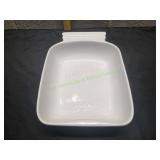 Mason Craft & More White Ceramic Jar Platter