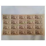 (20) 1950 Boy Scouts of America Postage Stamps