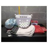 Christmas Stockings, Lights & More in Hamper