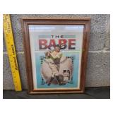 Framed The Babe Decorative Print