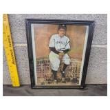 Framed Baby Ruth Seated at Yankee Stadium