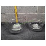 (2) Duralex Serving Bowls