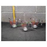 (3) Anchor Hocking Clear Glass Measuring Cups