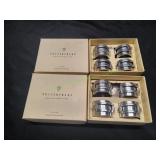 (2) PotteryBarn Placecard Napkin Rings, 4pk