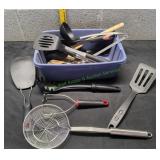 Tote of Utensils