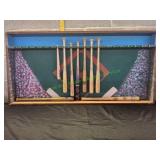 Custom Wooden Display for Souvenir Baseball Bats