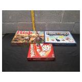 Risk, Forney-Opoly & Yahtzee Board Games