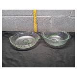 Pyrex Basketweave Bowl /w Pie Plate