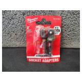 (2) Milwaukee Shockwave Impact Duty Socket
