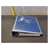 Large Binder of Football Trading Cards