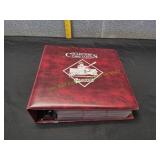 Large Binder of Football Trading Cards