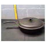 Cast Iron Deep Skillet w/ Lid