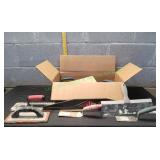 Box of Masonry & Drywall Hand Tools