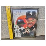 Signed Framk Thomas Print & Card