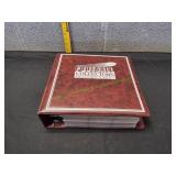 Large Binder of Football Trading Cards