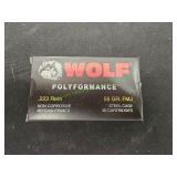 Wolf Polyformance .223Rem 55gr FMJ 20ct