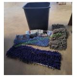Small Trashcan w/ Microfiber Mops & More