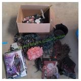 Box of Halloween Costume Accessories & More