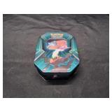 Pokï¿½mon Mini Portfolio w/ Trading Cards In Tin
