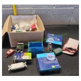 Bx of Outlets, Switches, Lamp Holders & More