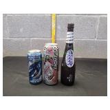 Vtg Collectible Coors Light Bottle/Cans
