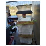 (4) Storage Totes w/ Lids