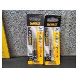 DeWalt Drill Bits, (1) 7/64" & (1) 1/8"