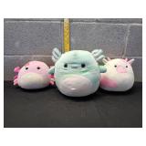 (3) Squishmellow Plush Toys