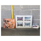 Tony Stewart Print w/ NASCAR Photos in Frame