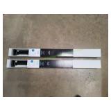 (2) Mainstays 30"-84" Single Curtain Rods