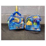 (2) Sun&Sky 8pc Beach Tote Set