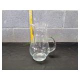 Vtg Princess House Heritage Etched Glass Pitcher