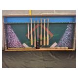 Custom Wooden Display for Souvenir Baseball Bats