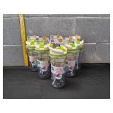 (6) Cool Gear Aqua Burst Water Bottles