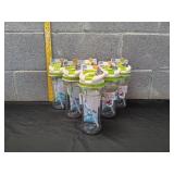 (6) Cool Gear Aqua Burst Water Bottles