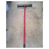 Red Push Broom
