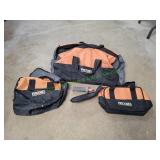 (3) Ridgid Toolbags