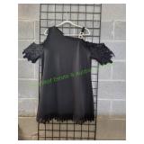 Black Off Shoulder Mini Dress, Sz XXL