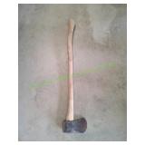 Long Handled Heavy Steel Axe