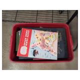 Large Tote of Vtg Books