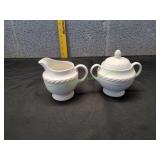 Ralph Lauren Clearwater Cream & Sugar Bowls