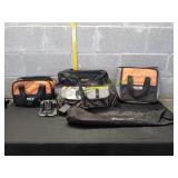 Lot of Ridgid Tool Bags & More