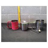 Vtg Metal Sifters & More