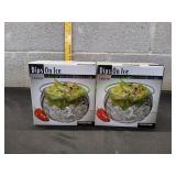 (2) Dips on Ice 2pc Acrylic Dip Bowl Set