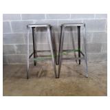 30" Industrial Style Metal Bar Stool