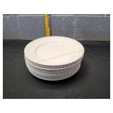 (10) 10" Ralph Lauren Clearwater Dinner Plates