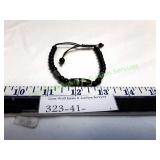 Black Tibetan Beaded Bracelet