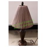 Wooden Lamp w/ Shade
