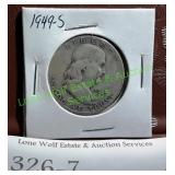 1949-S Franklin Half Dollar